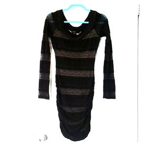 BCBG, Black long sleeves dress